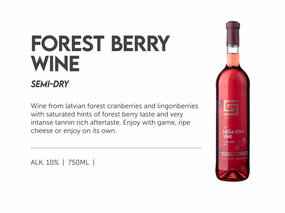forest berry wine - semi-dry